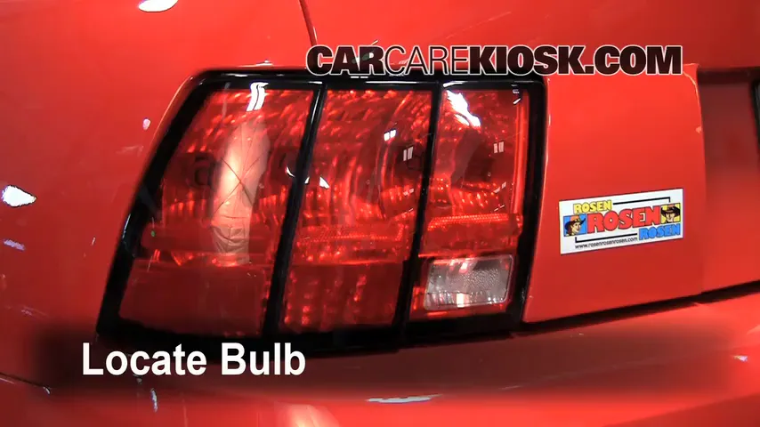 2004 Ford Mustang 3.9L V6 Coupe Lights Reverse Light (replace bulb)